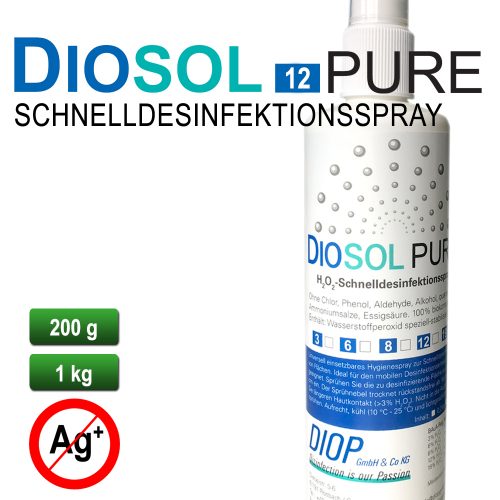 diosol 12 pure schnelldesinfektionsspray