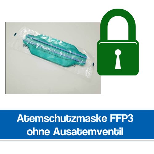 Atemschutzmaske FFP3 ohne Ausatemventil